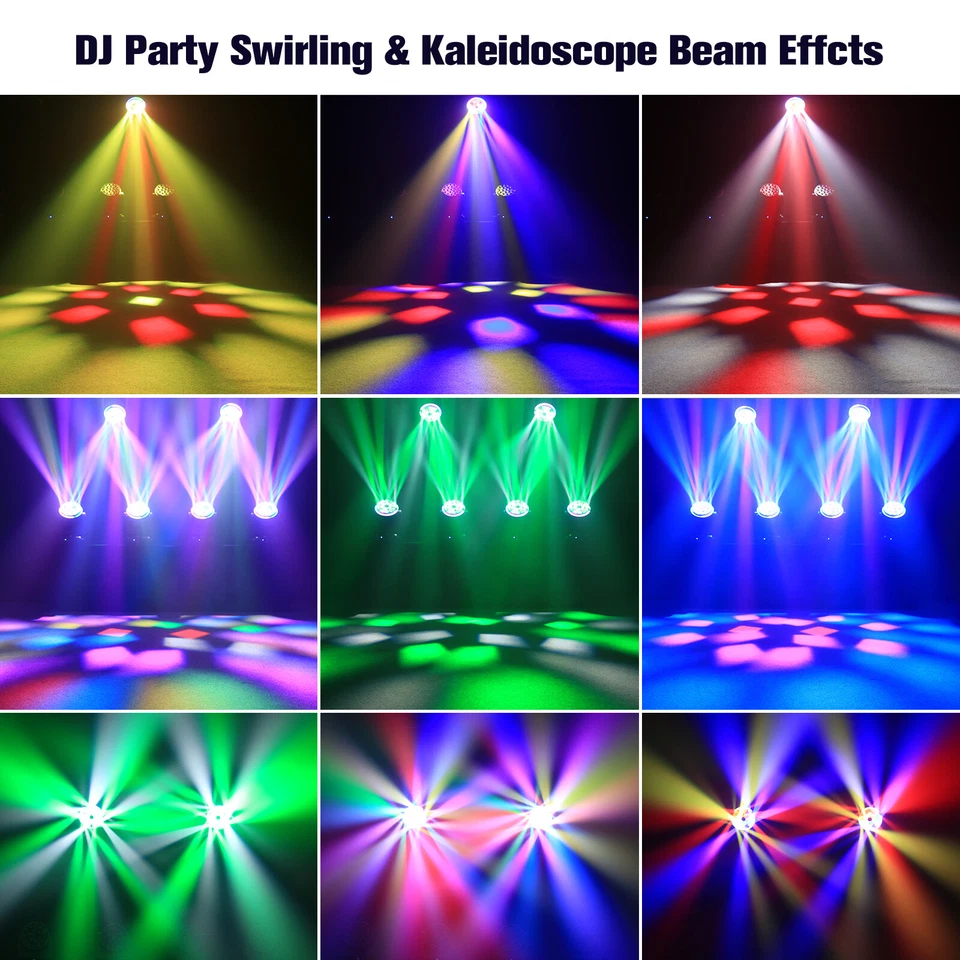 19X20W LED Zoom Moving Head Stage Light RGBW DMX Beam Wash Lighting DJ Disco Bar - Image 3 of 4