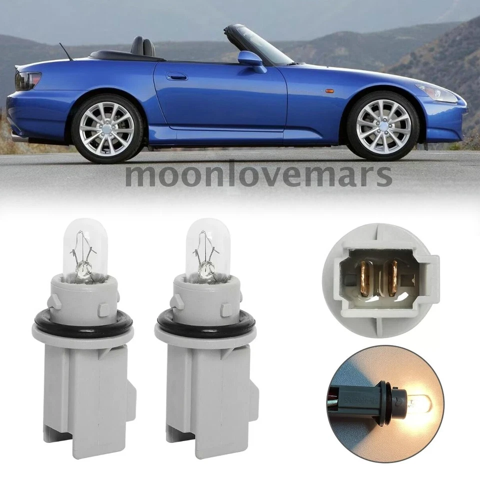 Bombilla de enchufe de luz de marcador lateral 2 piezas para Honda Civic EG6 EK9 Integra DC2 DC2 DA6 Foto 3 de 4