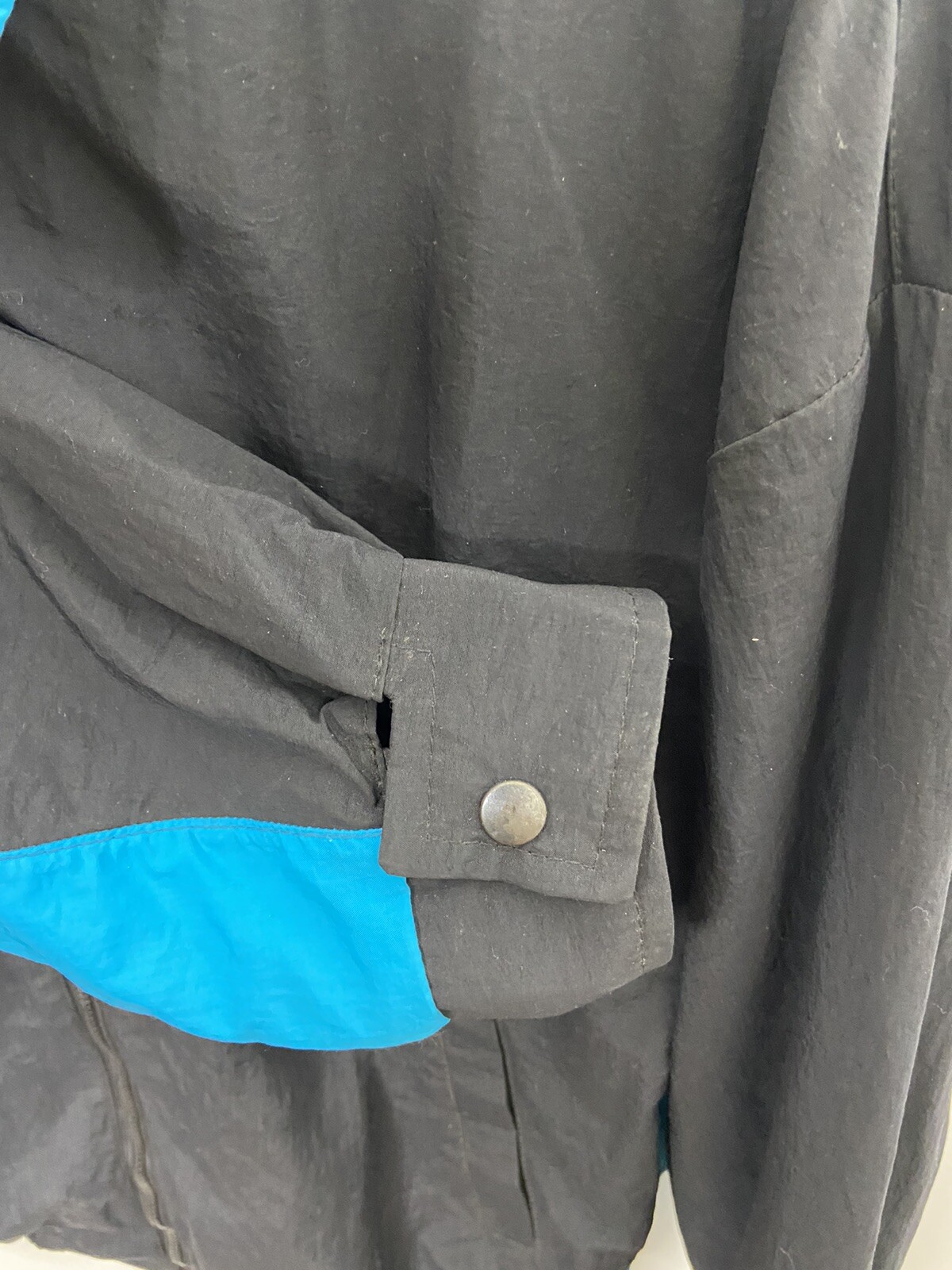 Shell Rotella T Patch Embroidered Men Large Bomber Lined Jacket Trucker Truck