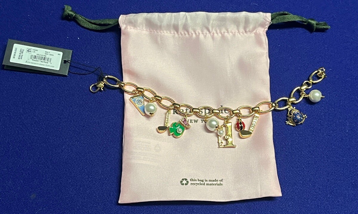 Kate Spade New York Golf Hole In One Statement Bracelet New