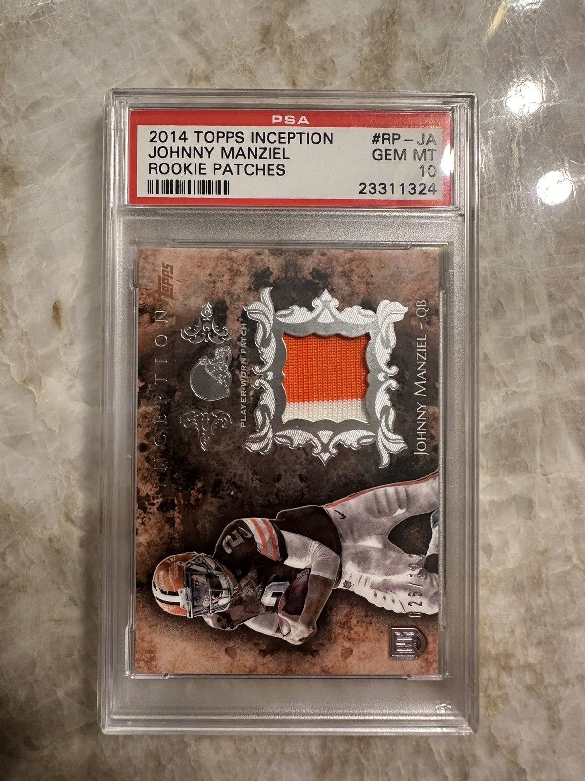 Johnny Manziel Topps Inception Rookie Patches #RPJA Base