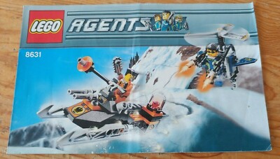LEGO Agents 8631 Mission 1 Jetpack Pursuit Instruction Manual