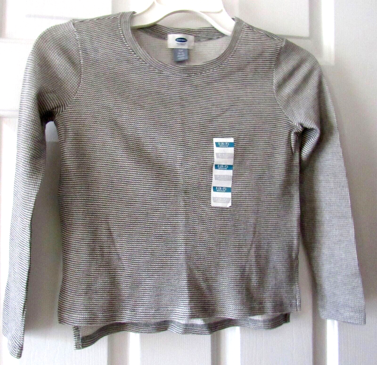 NWT BOYS BROWN TWEED OLD NAVY THERMAL TOP SIZE S 6/7 | eBay