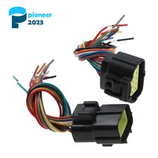 Waterproof 10 Pin Electrical 1.8mm Wire Connector Plug 6" Assembled