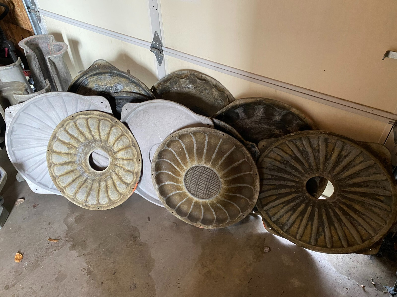 Concrete Statuary Business Mold Sell Off Temple Alum Foundry Molds