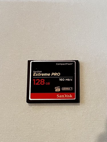 SanDisk 128GB Extreme PRO CompactFlash Memory Card UDMA 7 Speed Up To 160MB/s