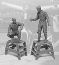 1/32 Die Cast Resin Figure Model Assembly Kit Resin Soldier DIY Kit Unassembled
