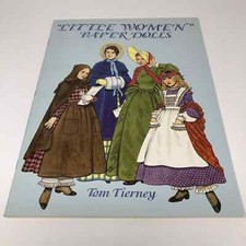 LITTLE WOMEN PAPER DOLLS : Meg Jo Beth Amy w/ 16 Mid Victorian Outfits NEW 