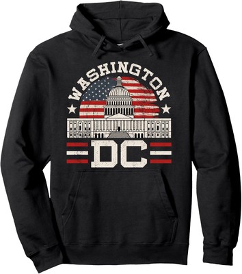 Love Washington DC USA Gift Design Idea Pullover Hoodie
