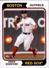 2020 Topps Archives ANDREW BENINTENDI 1974 Style Base Card Red Sox #191