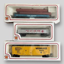 Vintage Lot Of 3 Bachmann Ho Scale Train Cars With Original Box