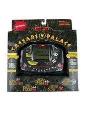 NEW 1995 Caesars Palace Poker Slots Talking 5 in 1 Hand Held Electronic Game NIB