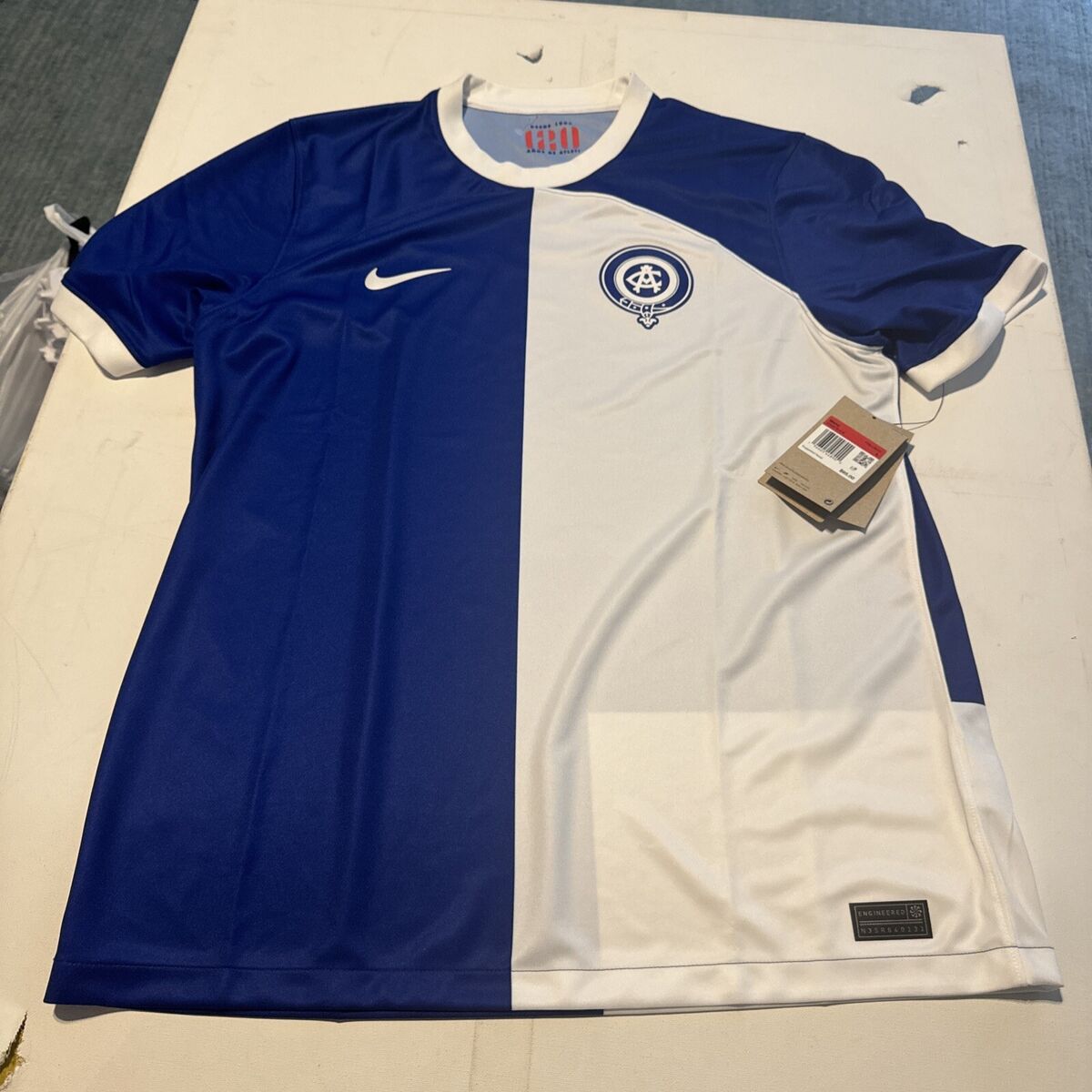 Nike Athletico Madrid Soccer Jersey Mens Large DX2679-418 Nike Athletico Madrid Soccer Jersey Mens Large DX2679-418