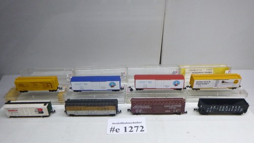 8 Micro-Trains u.a. N amerikanische Güterwagen aus Sammlung, bitte Lesen  -#1272 | Zustand: Gebraucht