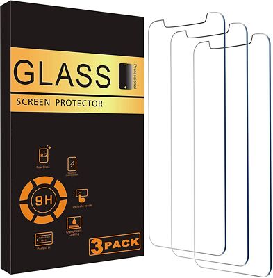 6X Tempered Glass Screen Protector For iPhone 14 13 12 11 Pro Max X XS XR 8Plus