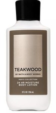  NEW Men's Teakwood 8 oz Body Lotion Bath  Body Works.