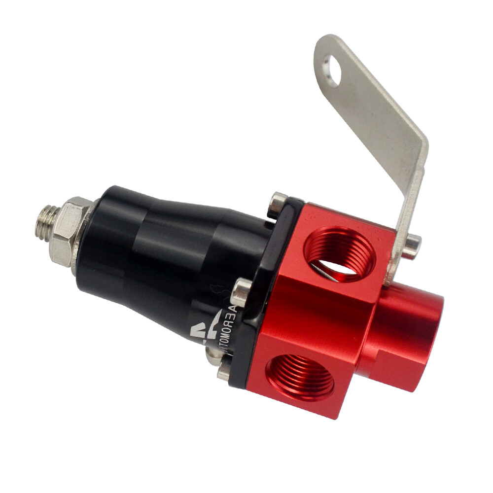 Inline Fuel Pressure Regulator Carburetor Adjustable FPR EFI Kit 3