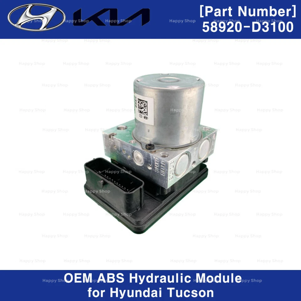 58920D3100 genuino OEM ABS MÓDULO HIDRÁULICO para Hyundai Tucson 2015-2017 Foto 2 de 4