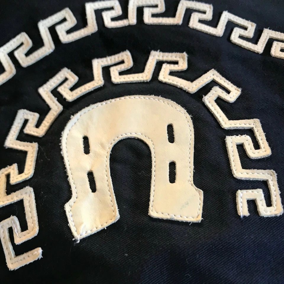 Camisa Western Mexicana Escuela de Oro con Costuras de Cuero Para Hombre Talla XXL Foto 4 de 4