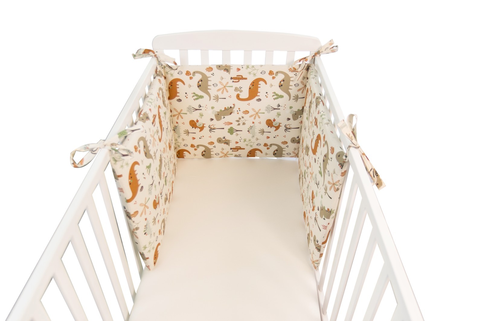 Corredo Completo Culla/Lettino Neonato DINOSAURO Cotone 100% Made In Italy foto 5