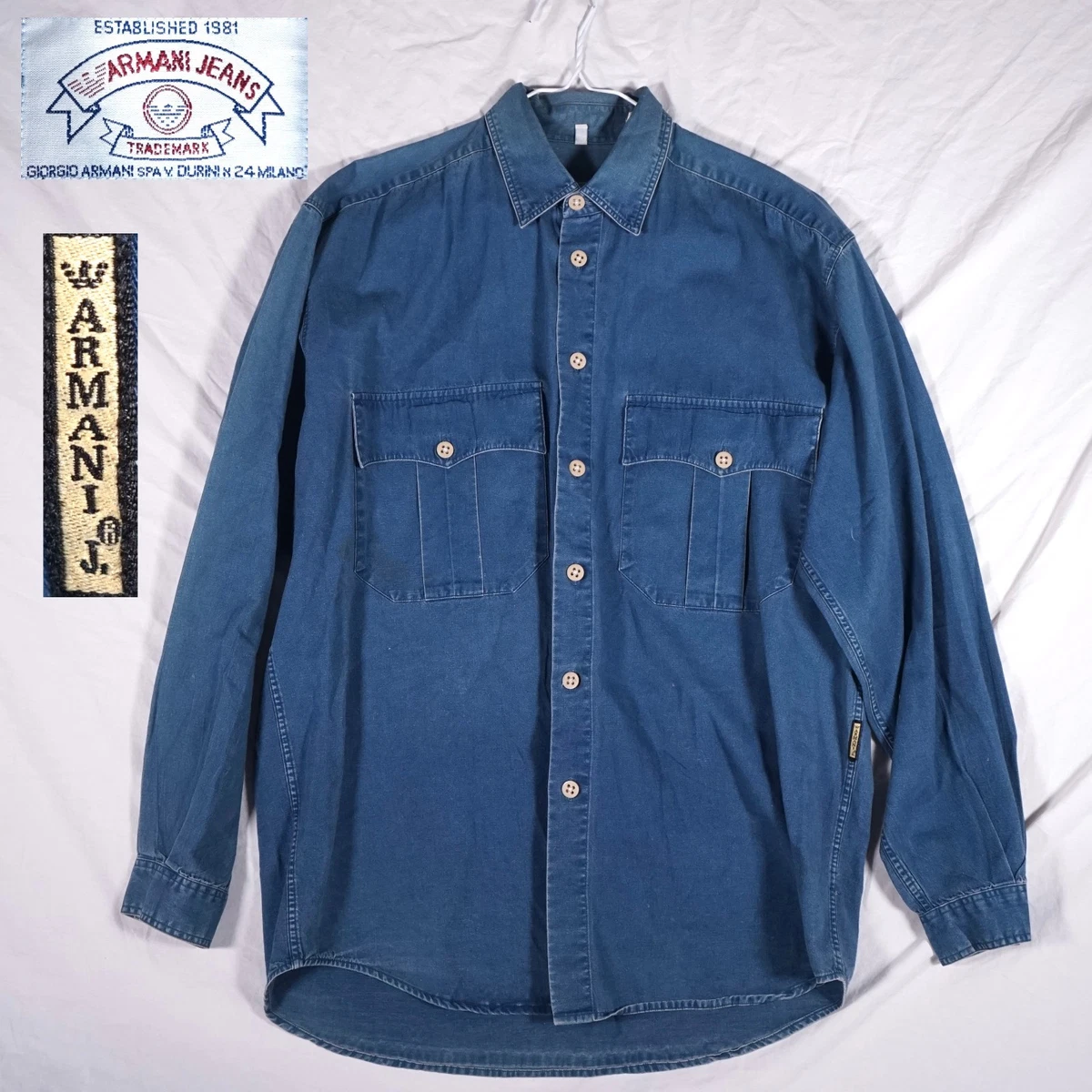 Armani Jeans Shirts for Men for sale | eBay
