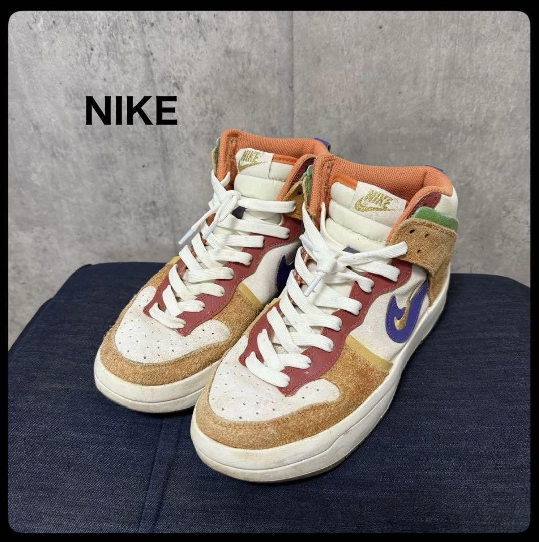 Nike WMNS Dunk High Up PRM Sneakers Donna 7 US Usate con Appannamento