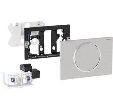Image of GEBERIT Sigma 10 Electronic Flush Plate in Stainless Steel - 115.867.SN.6
