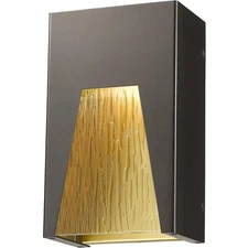 Z-Lite 561S-DBZ-GD-CSL-LED Millenial Outdoor Wall Light Bronze Gold