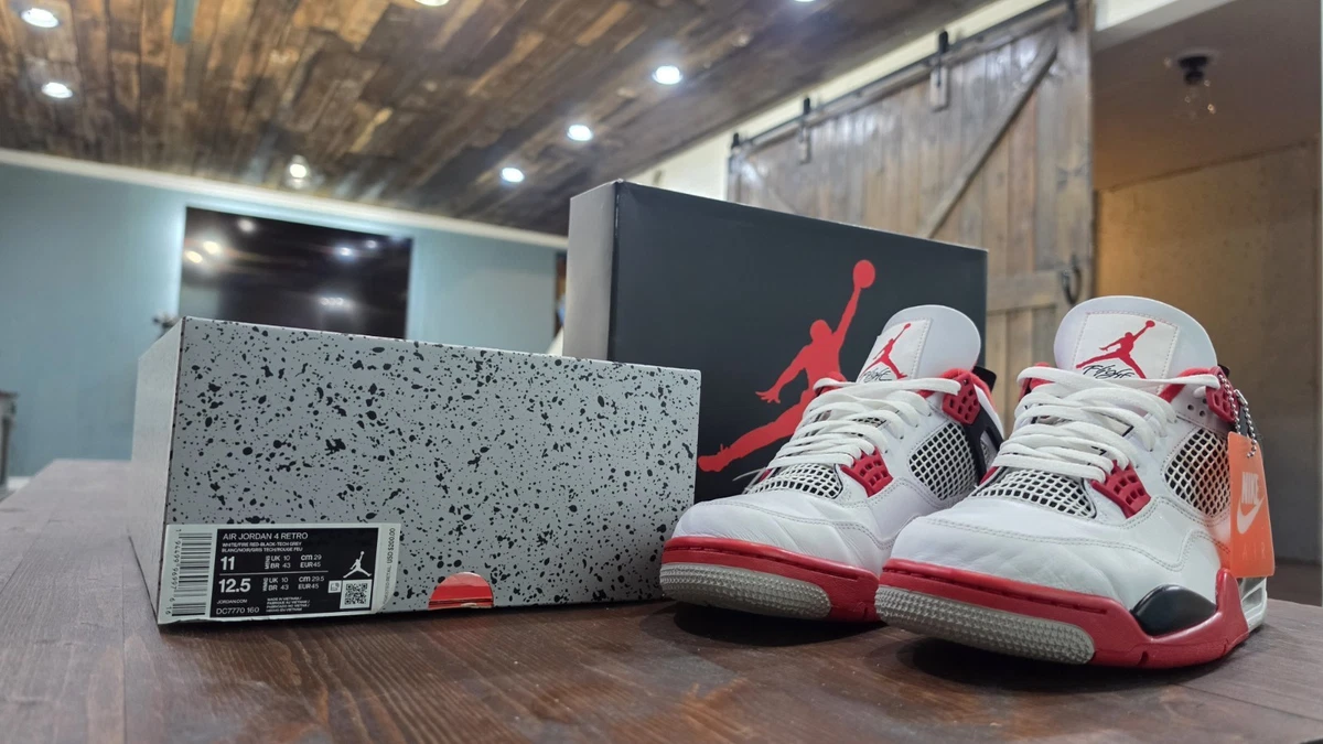 Preços baixos em Jordan 4 Fire Red 2020 | eBay