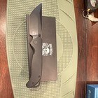 Draw214 Customs V1 Bentley black dlc Magnacut Tanto Titanium Manual frame Lock — photo 1