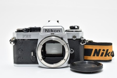 Meter Works [Near MINT] Nikon FE2 Silver 35mm SLR Film Camera Body From JAPAN
