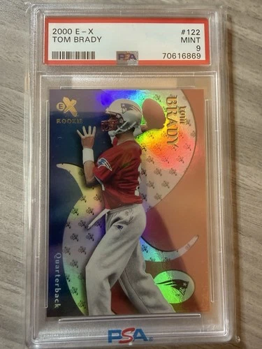 2000 Fleer E-X Tom Brady PSA 9