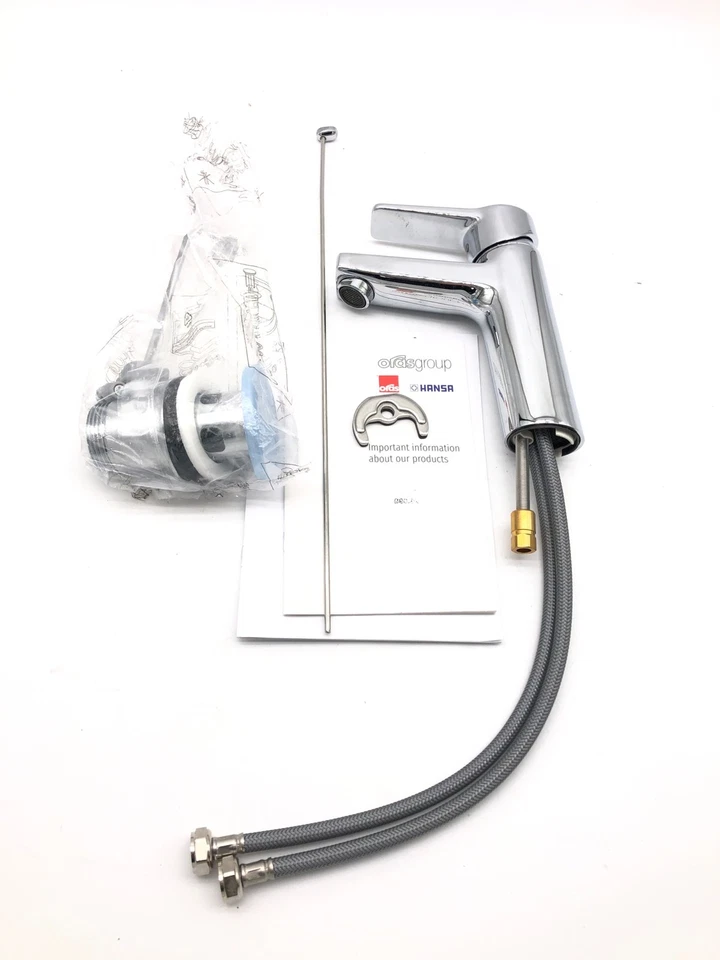 Miscelatore lavabo Hansa Twist argento - Immagine 2 di 4