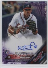 2016 Topps Chrome Rookie Purple Refractor 94/250 Hector Olivera #RA-HOL Auto 3q5