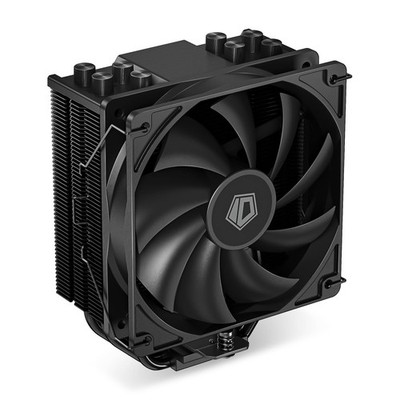 ID-COOLING SE-214-XT Black CPU Cooler All-Black Layout, 4 BLACK 