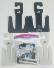 Lot Of 4 Adidas Black Tan Hangers 20 Retail Tags