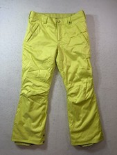 Burton Dryride Snowboard Ski Neon Yellow Snow Pants Youth Size Boys Teen 18 XL