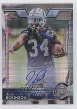 2015 Topps Chrome Rookies Pulsar Refractor 6/15 Josh Robinson #198 Auto 0pm