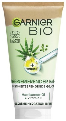 Garnier Gel-Crème Feuchtigkeit Bio-Hanf Vitamin E Naturkosmetik Vegan 50 ml