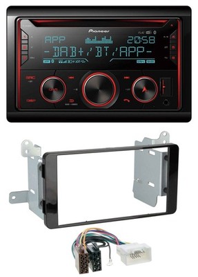 Pioneer 2DIN DAB MP3 Bluetooth USB CD Autoradio für Fiat Fullback Mitsubishi L20