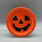 Fiesta Happy Pumpkin Coaster or Mug Cover in Poppy | Fiestaware FTCCO Halloween