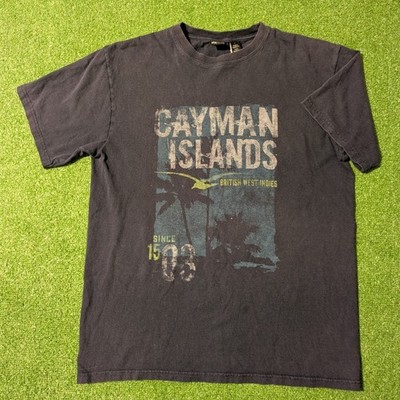 Gear For Sports Cayman Islands British West Indies Graphic T-Shirt Navy Mens L