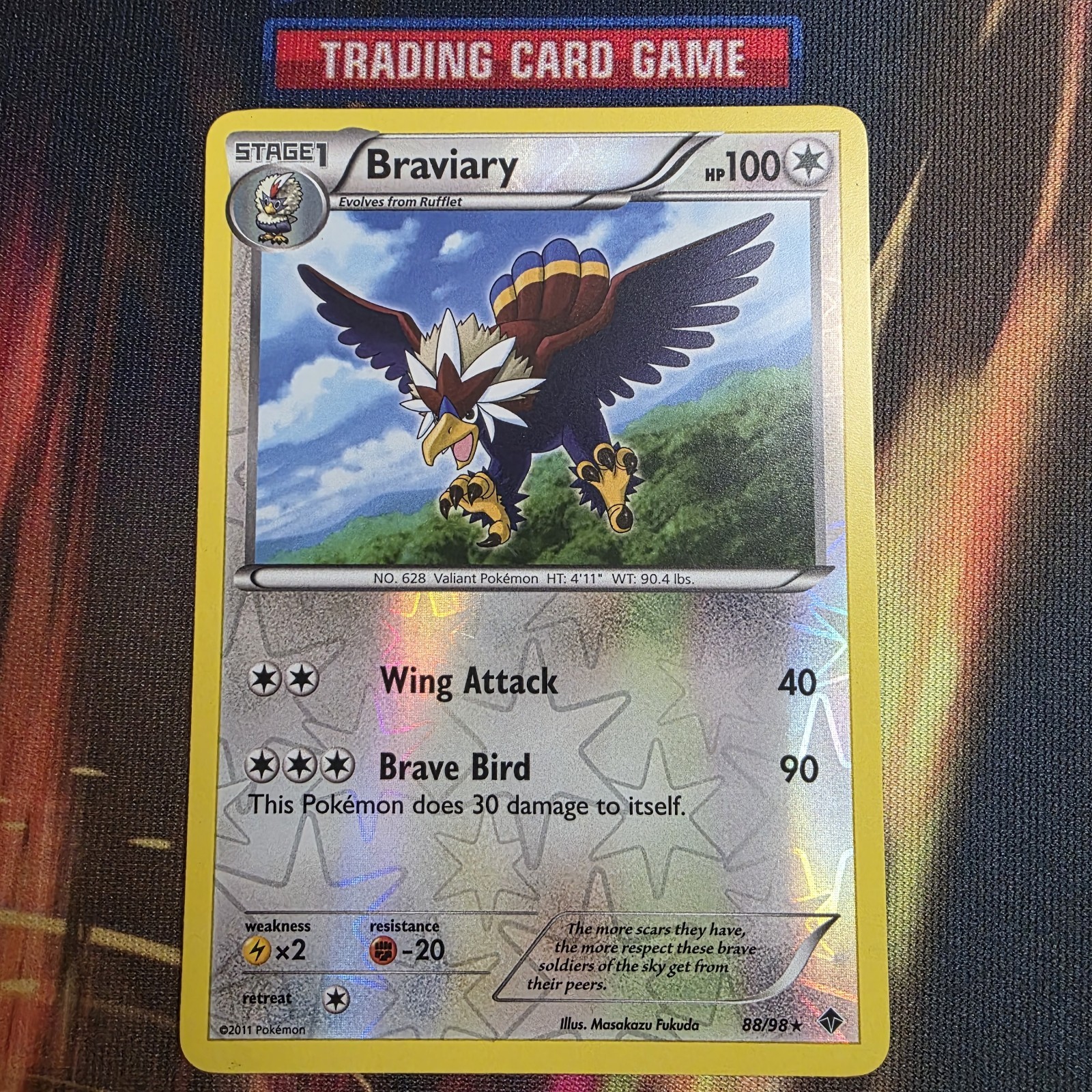 Braviary 88/98 Emerging Powers Reverse Holo