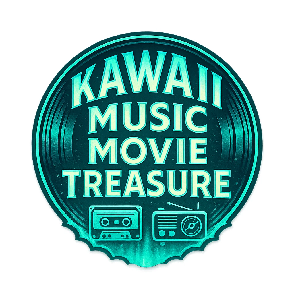 Kawaii Music Movie Treasure emerald logo