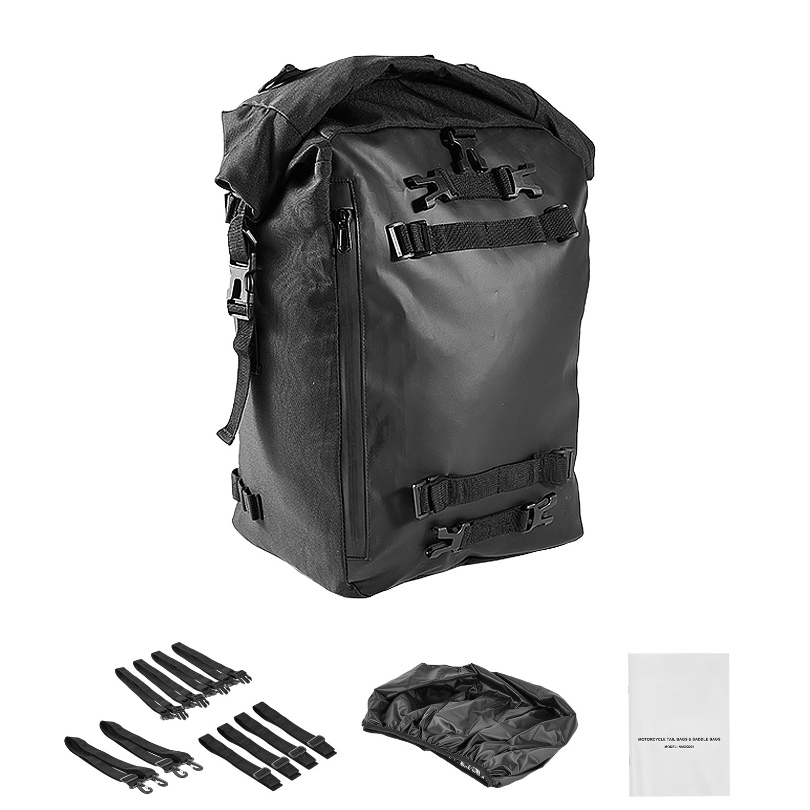 Sacoche arrière moto 30 L pour transporter un casque jet facilement