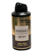 NEW 1 BATH BODY WORKS HONORABLE MEN'S COLLECTION BODY SPRAY DEODORANT 3.7 OZ