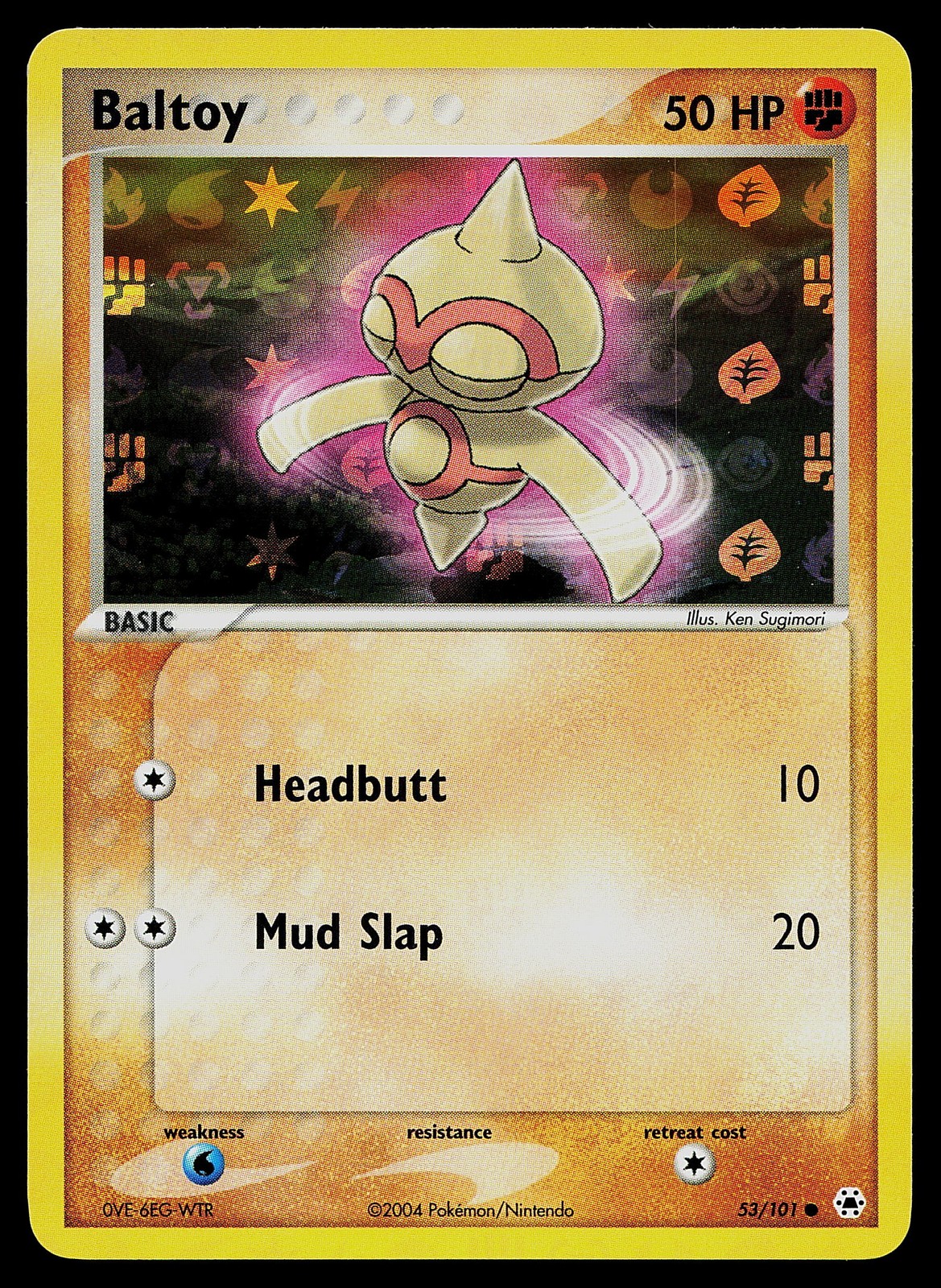 Pokemon Card - Baltoy Hidden Legends 53/101 Reverse Holo