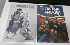 2 Jeph Loeb Tim Sale  Hulk & Captain America Gallery Ed. Hardcover New Sealed