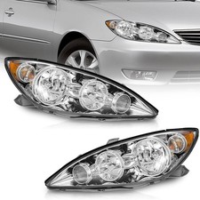 Headlight Assembly Pair for Toyota Camry 2005-2006 Driver Passenger Side