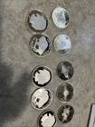 Lot of 10 Assorted 1 oz. Silver Rounds .999 Fine